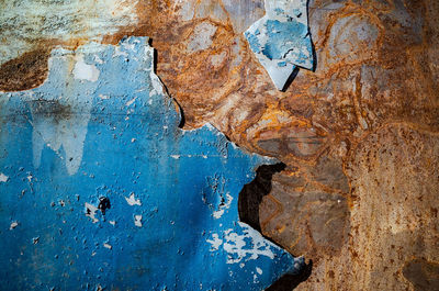 Full frame shot of weathered wall