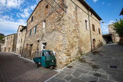 View of abandoned building