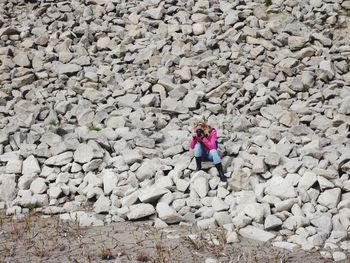 Close-up of stones