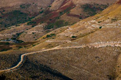 Aerial view of landscape against sky