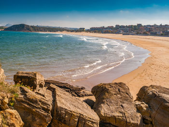 Panoramic view of sea against sky