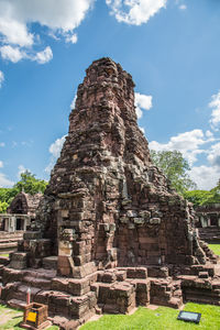 Low angle view of a temple