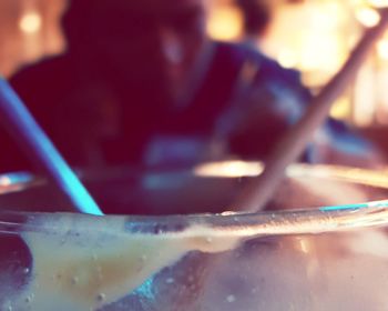 Close-up of drink on table