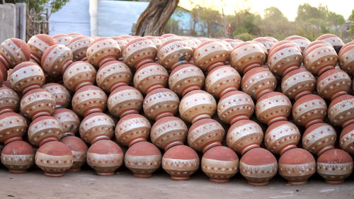 Close-up of eggs on table