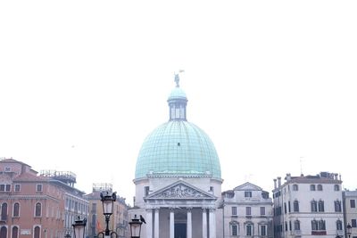 View of cathedral against clear sky