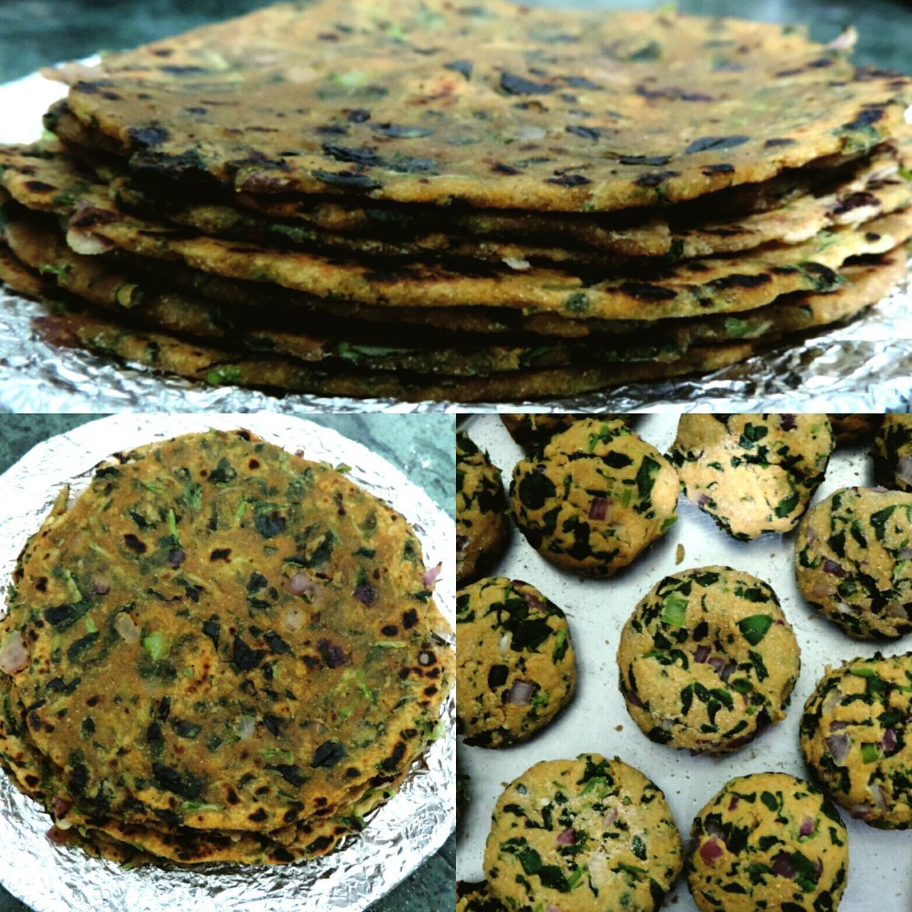 CLOSE UP OF LEAVES ON PLATE