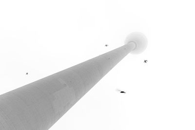 Low angle view of building against clear sky