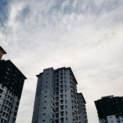 Low angle view of buildings against sky