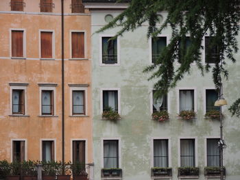 Full frame shot of residential building