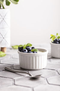 Close-up of potted plant on table