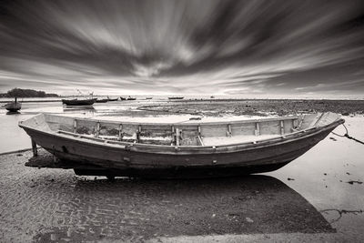 Boats in sea