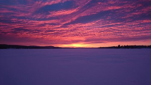 Scenic view of sunset sky