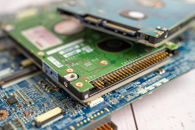 Close-up of circuit board