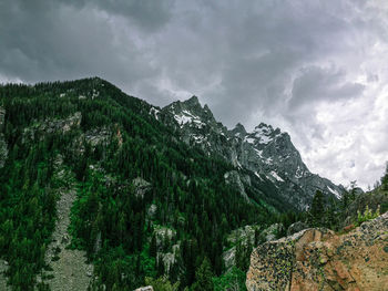 Grand teton mountain range