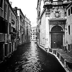 Canal along buildings