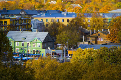 City view of tallinn. buildings and architecture.