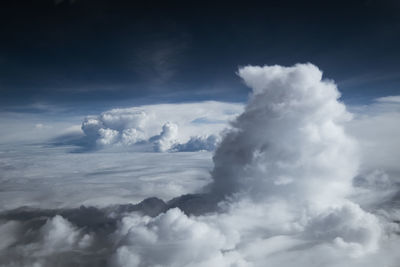 Low angle view of clouds in sky