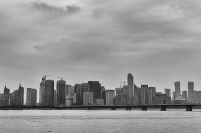 River with buildings in background