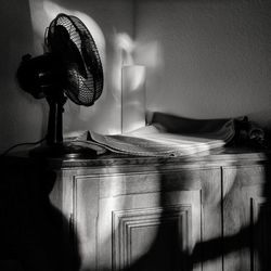 Close-up of illuminated lamp