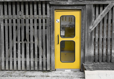 Yellow door