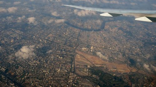 Aerial view of landscape