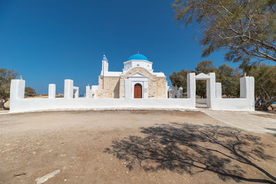 View of historical building against clear sky