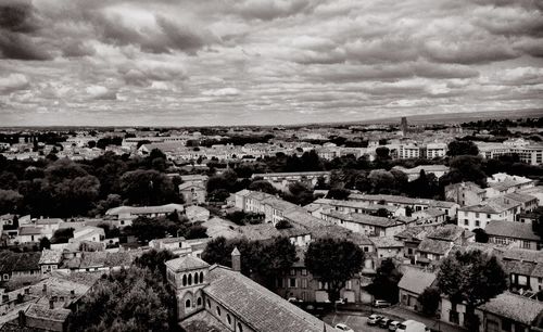 Cityscape against sky