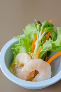 Close-up of meal served in bowl