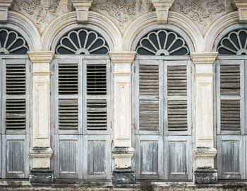 Low angle view of old building