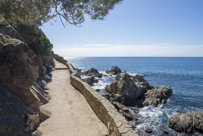 Panoramic view of sea against sky