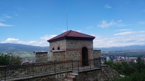 View of historic building against sky