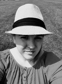 Close-up portrait of woman