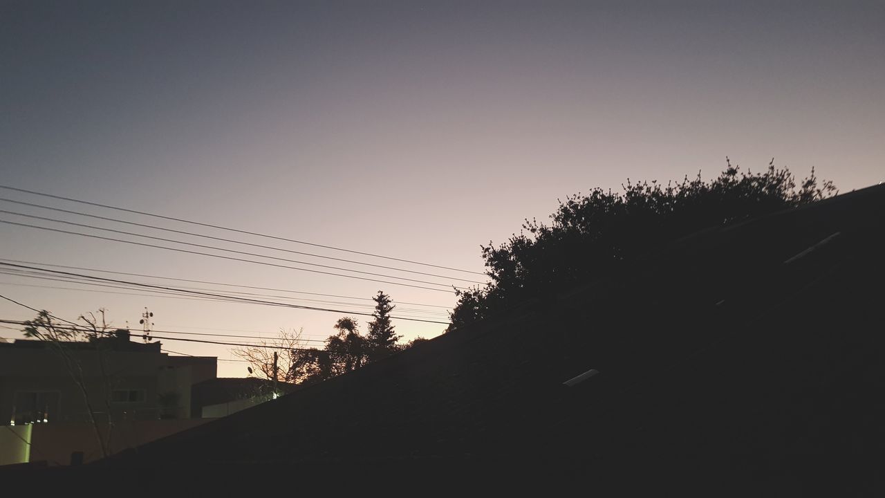 LOW ANGLE VIEW OF SILHOUETTE TREES AGAINST SKY