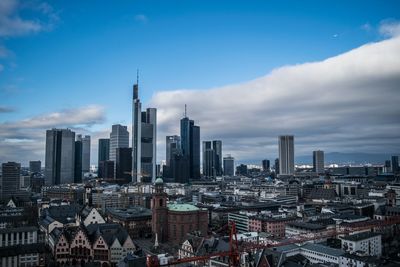 Panoramic of frankfurt