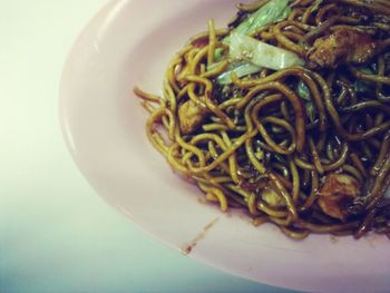 Close-up of served food