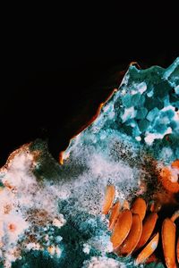 Close-up of water against sky