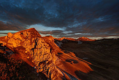 Scenic view of dramatic sky