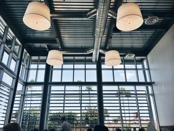 Low angle view of ceiling