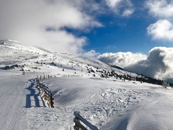 Fences on a mountain