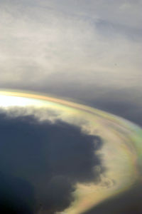 Clouds over landscape