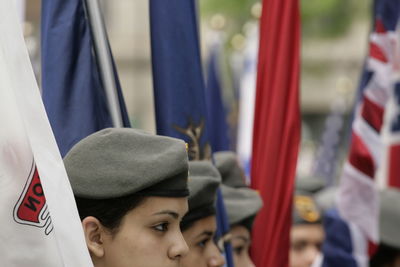 Close-up of woman