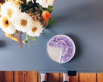 Close-up of vase on table