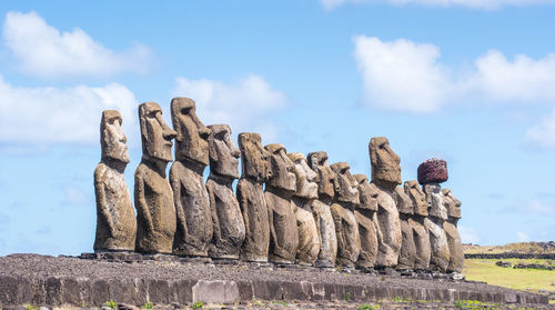 View of rock formations