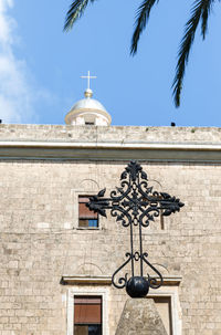 Low angle view of building against sky