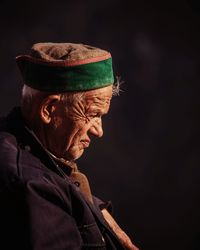 Close-up portrait of a man