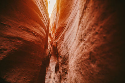 Close-up of rock formation