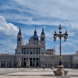 Madrid palace, historic building against sky