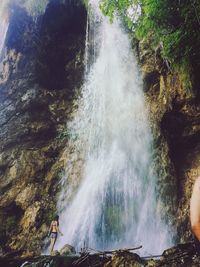 View of waterfall