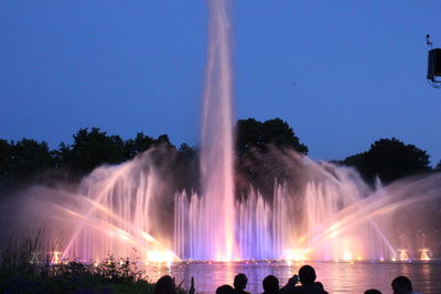 Fountain in front of fountain