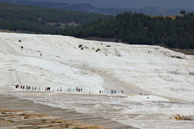 Group of people on landscape